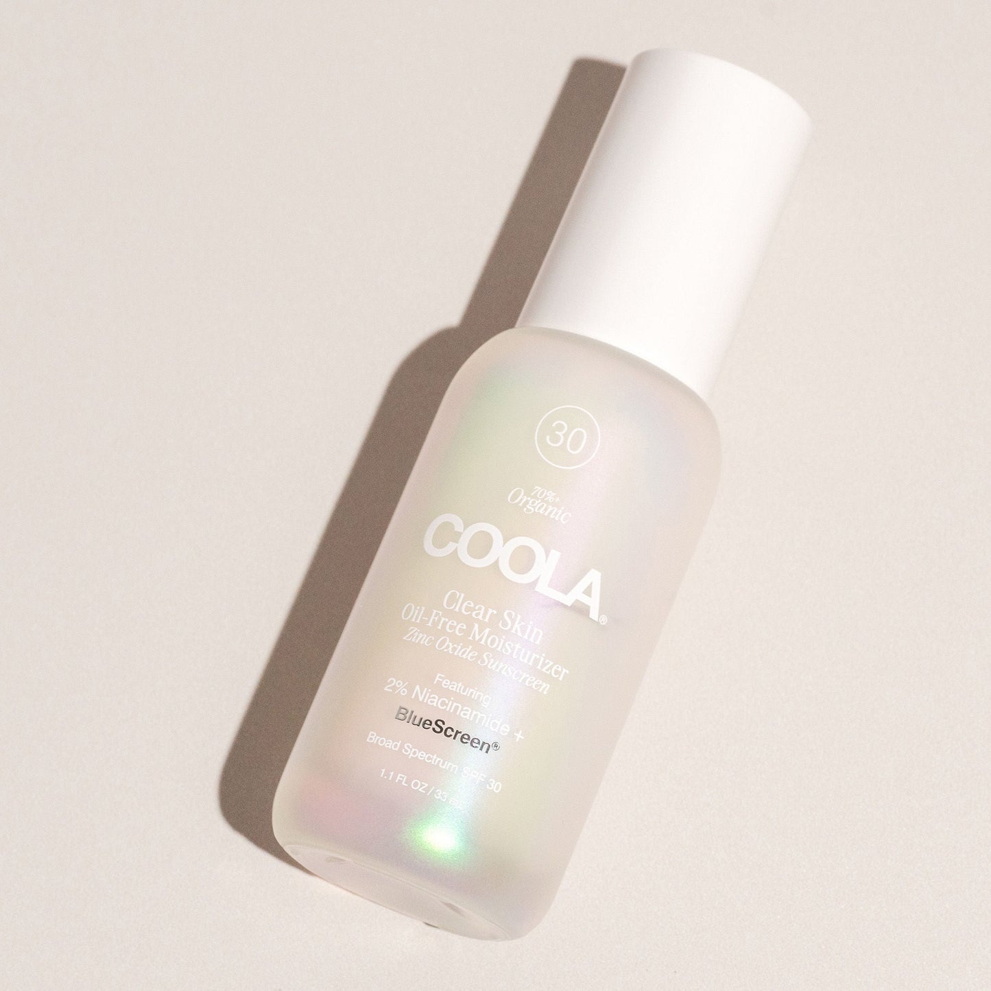 Coola® Clear Skin Oil-Free Moisturizer Zinc Sunscreen w/ BlueScreen™ SPF 30