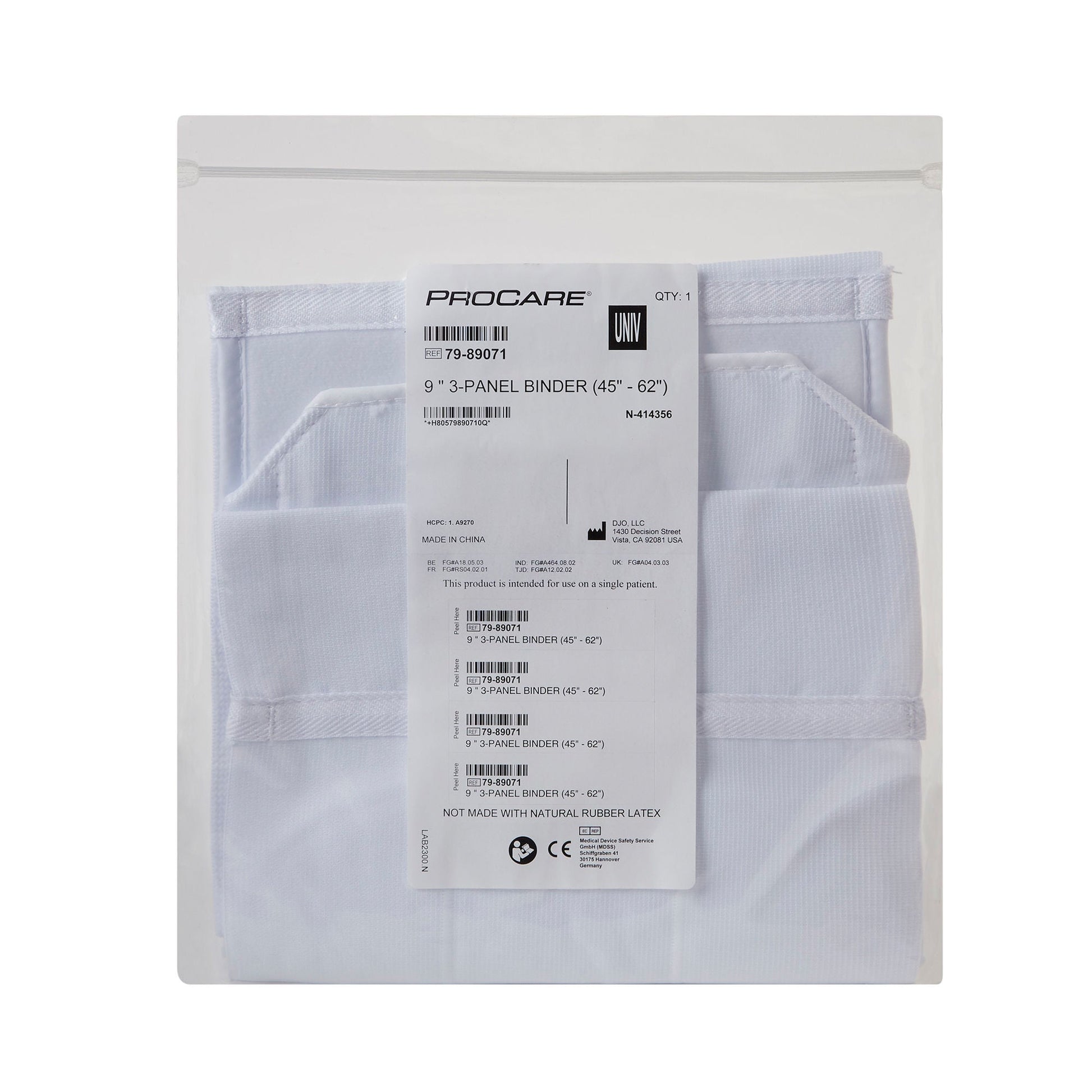 ProCare® 3-Panel Abdominal Support, One Size Fits 45 – 62 Inch Waists