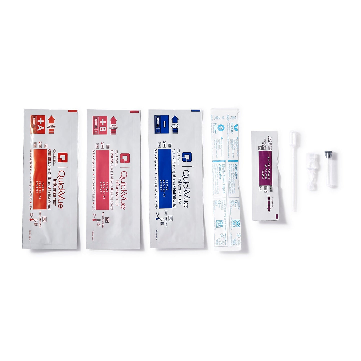 QuickVue® Influenza A + B Infectious Disease Immunoassay Respiratory Test Kit
