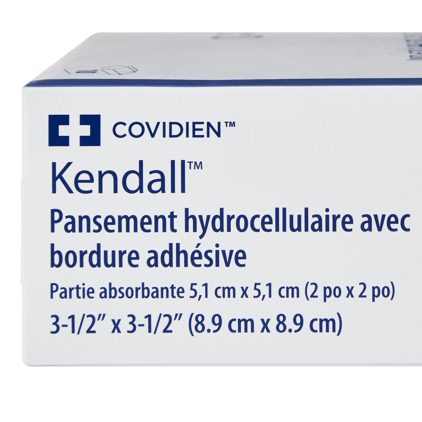 Kendall™ Gentle Foam, 5.1 x 5.1 centimeter pad, 8.9 x 8.9 centimeter