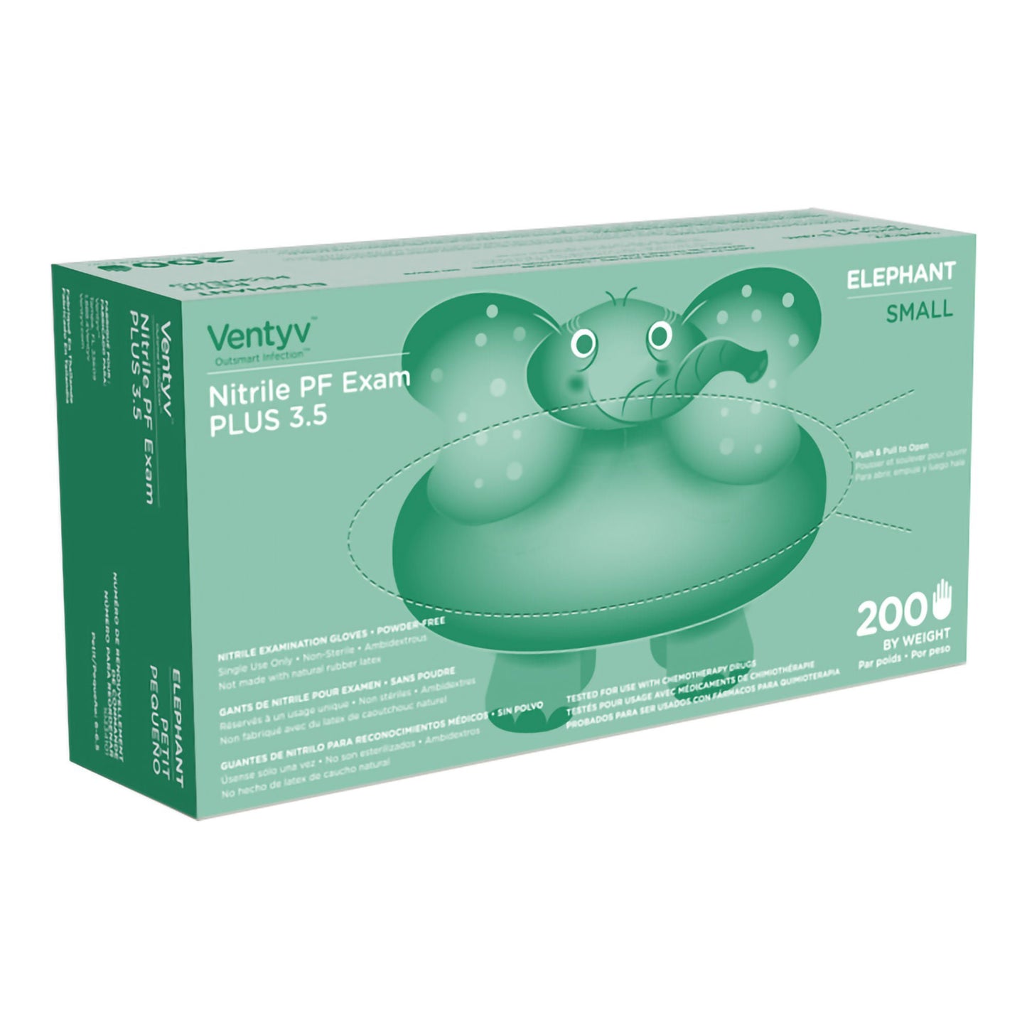 Ventyv® Plus 3.5 ELEPHANT Nitrile Exam Gloves, Violet - view 4