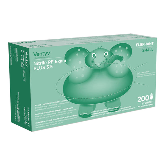 Ventyv® Plus 3.5 ELEPHANT Nitrile Exam Gloves, Violet