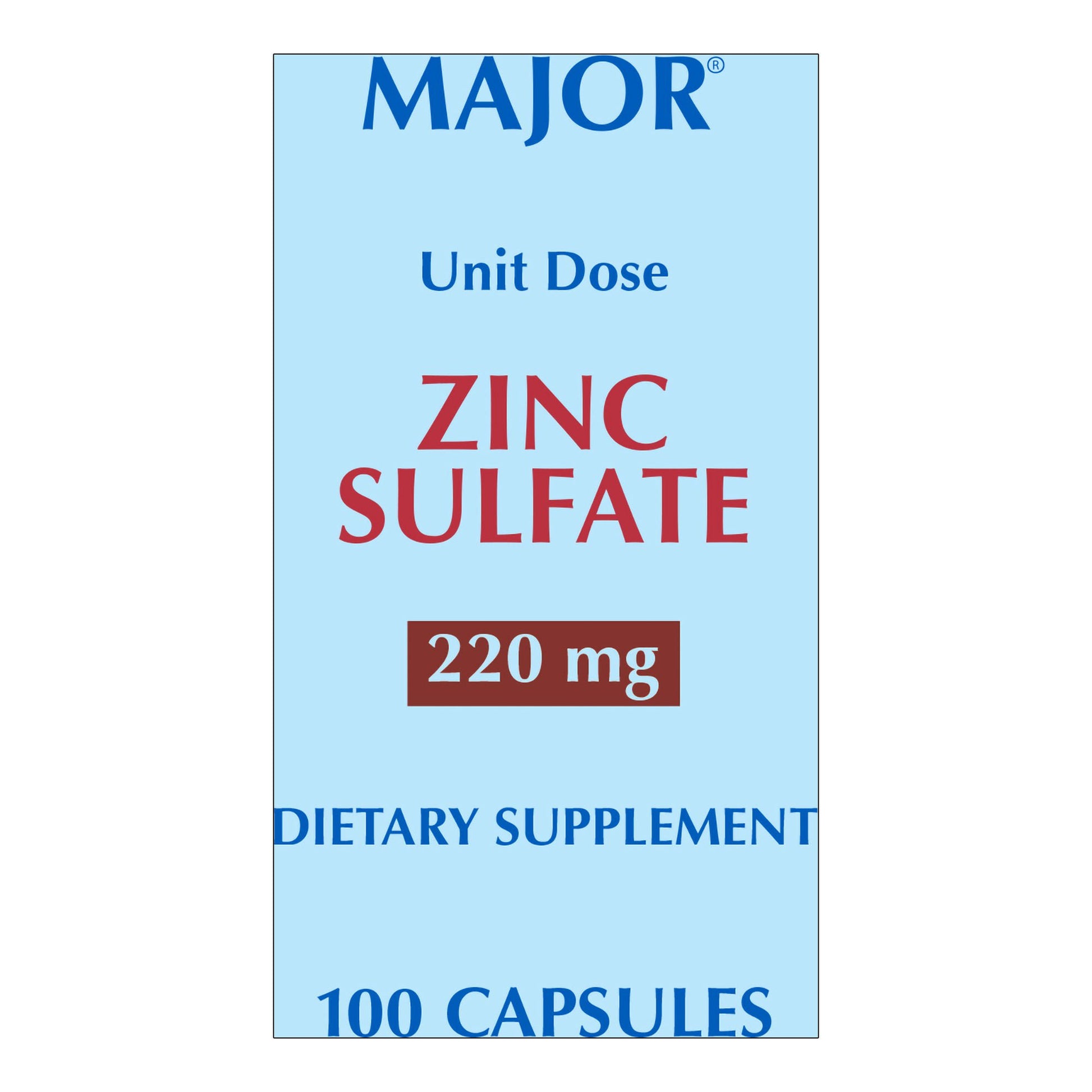 Major® 220-mg Zinc Sulfate Capsules