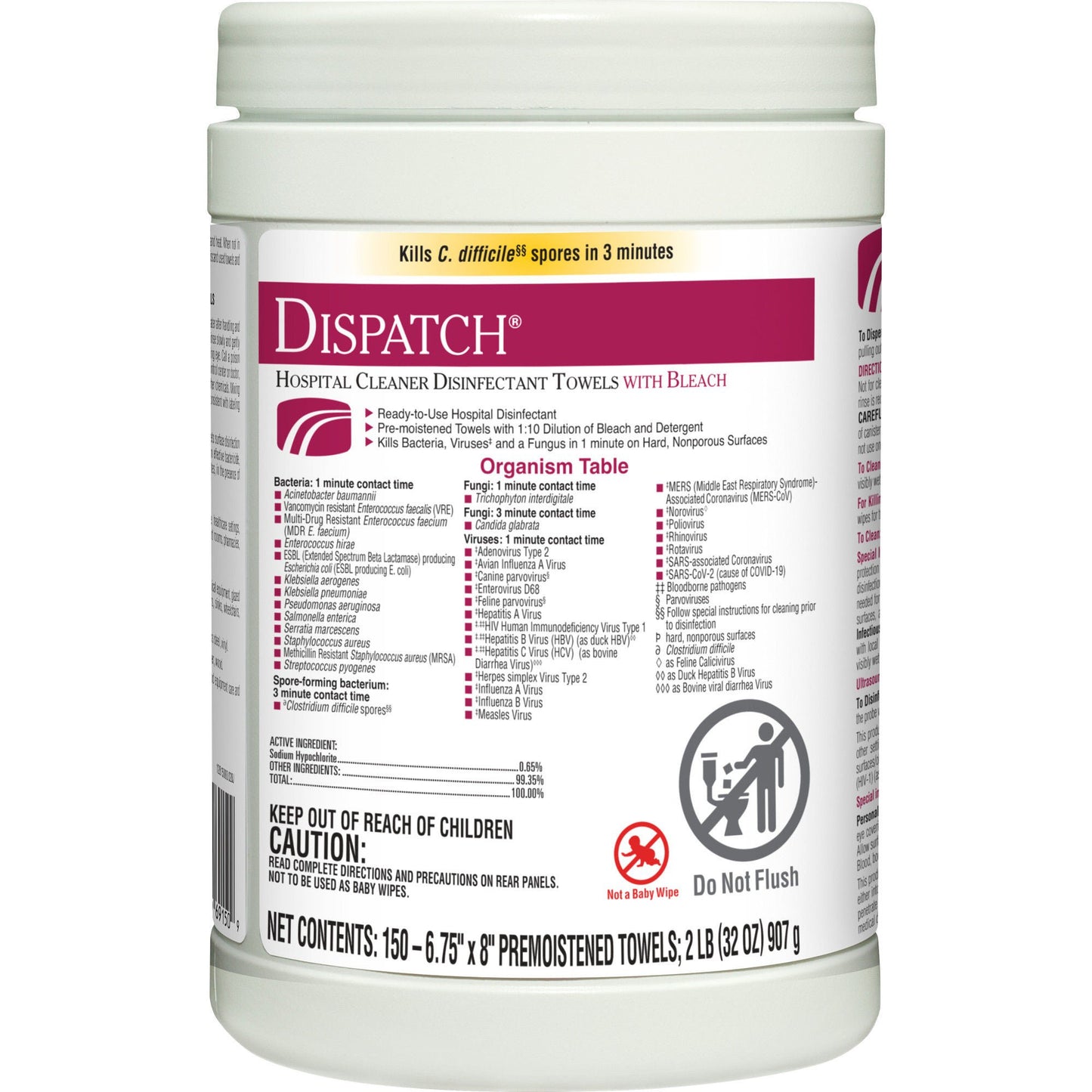 Dispatch® Surface Disinfectant Cleaner with Bleach