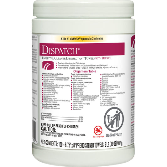Dispatch® Surface Disinfectant Cleaner with Bleach