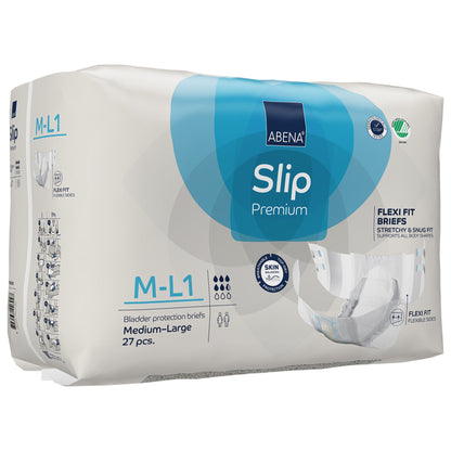 Abena® Slip Premium Flexi Fit Incontinence Briefs, M-L1