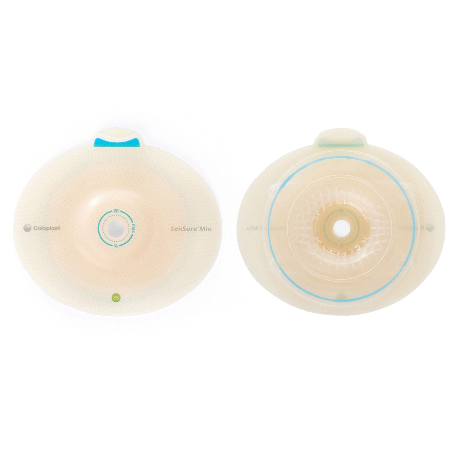SenSura® Mio Flex Convex Light Ostomy Barrier, Trim to Fit , Red Match