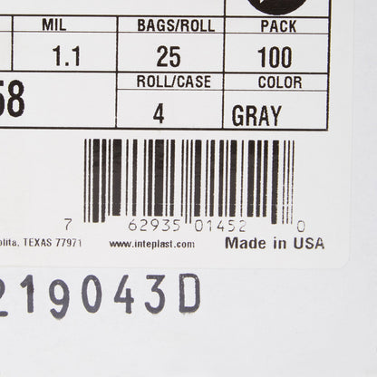 McKesson Extra Heavy Duty Plus Trash Bag, Gray