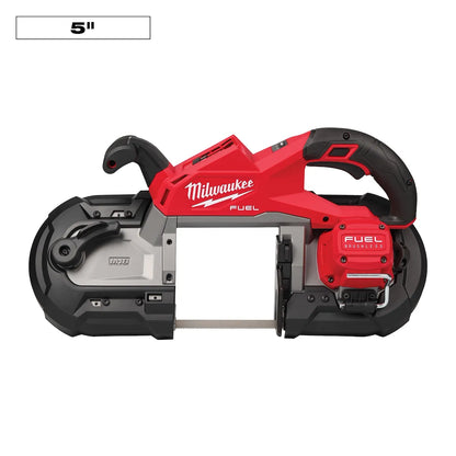 Milwaukee M18 FUEL Deep Cut Band Saw 2929-20 | 44.875 in Blade Length, M18 Battery