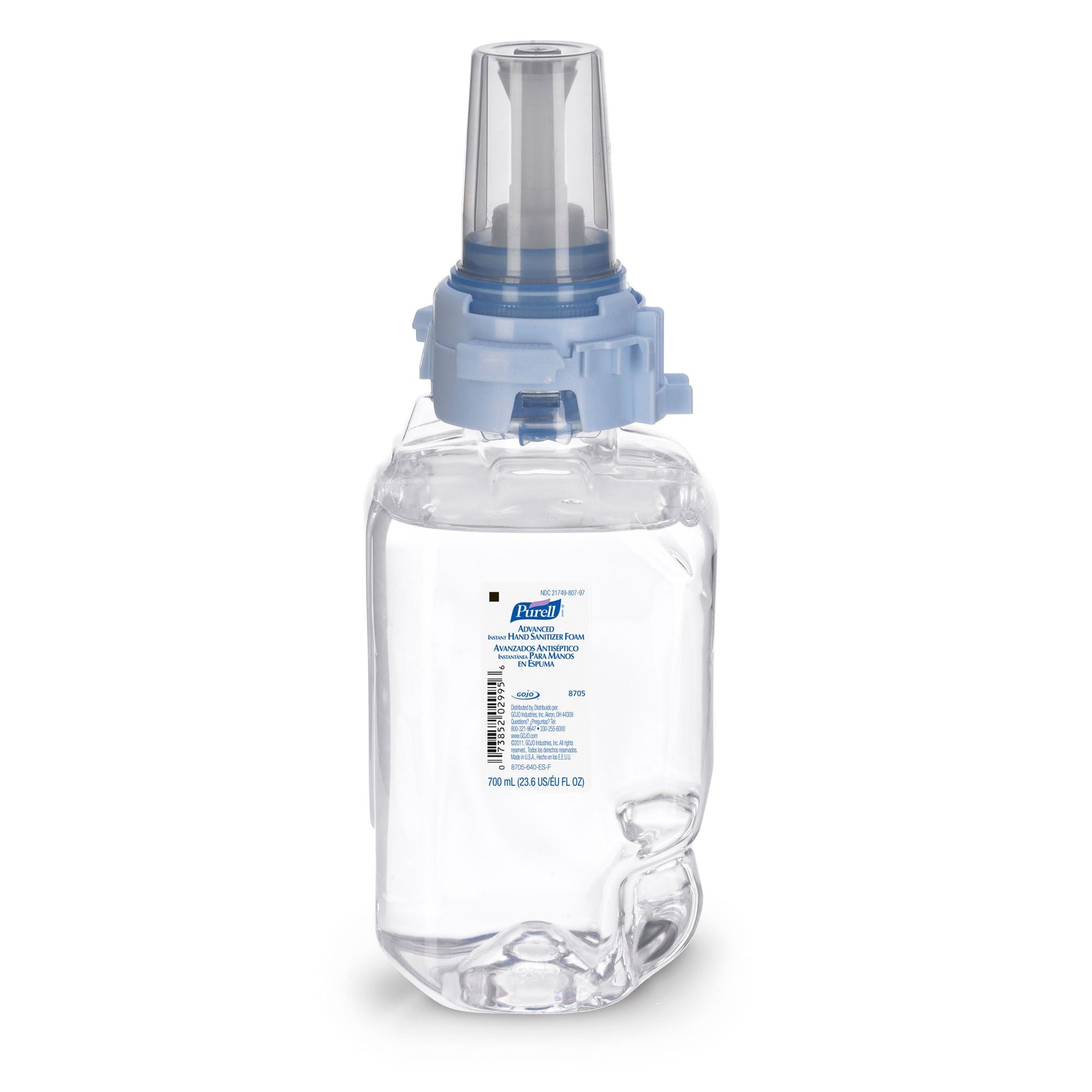 Purell® Advanced Hand Sanitizer Foam, Ethyl Alcohol, Refill Bottle, 70%