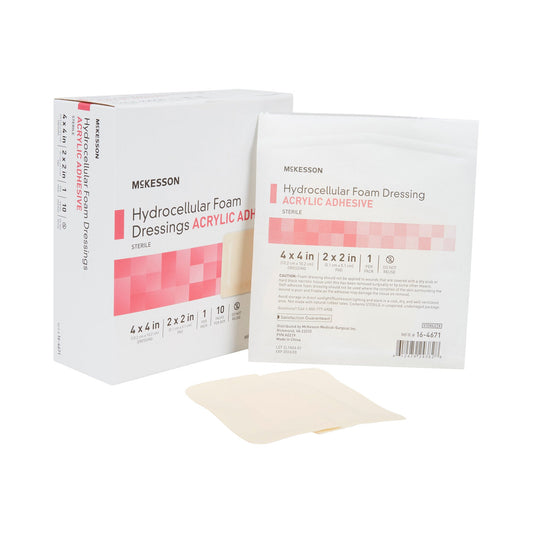 McKesson Acrylic Adhesive with Border Foam Dressing