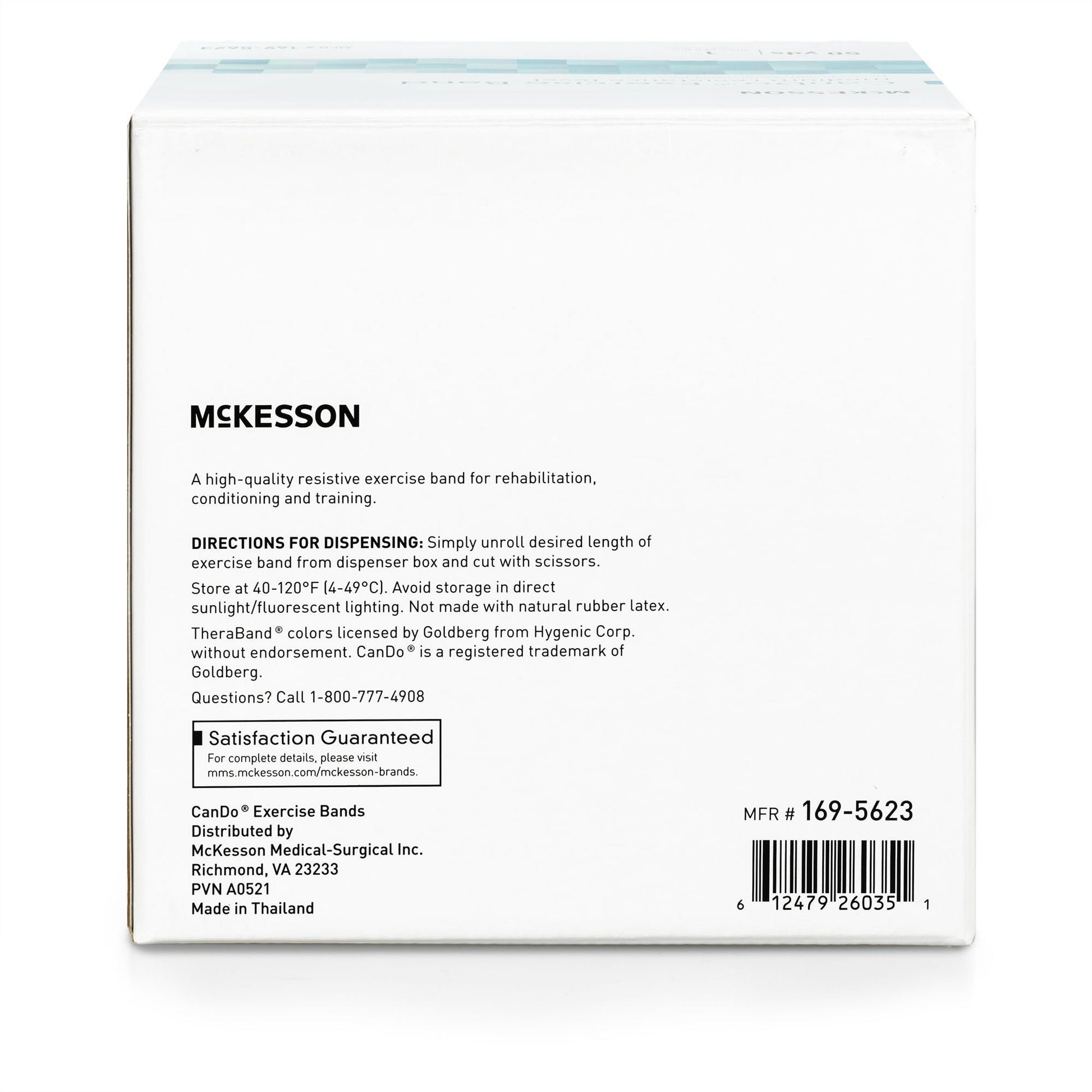 McKesson CanDo® Exercise Medium Resistance Band, Green
