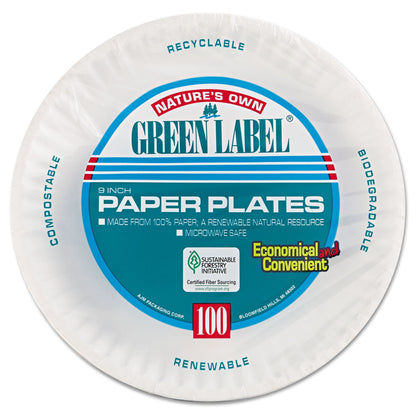 Nature's Own Green Label Paper Plate