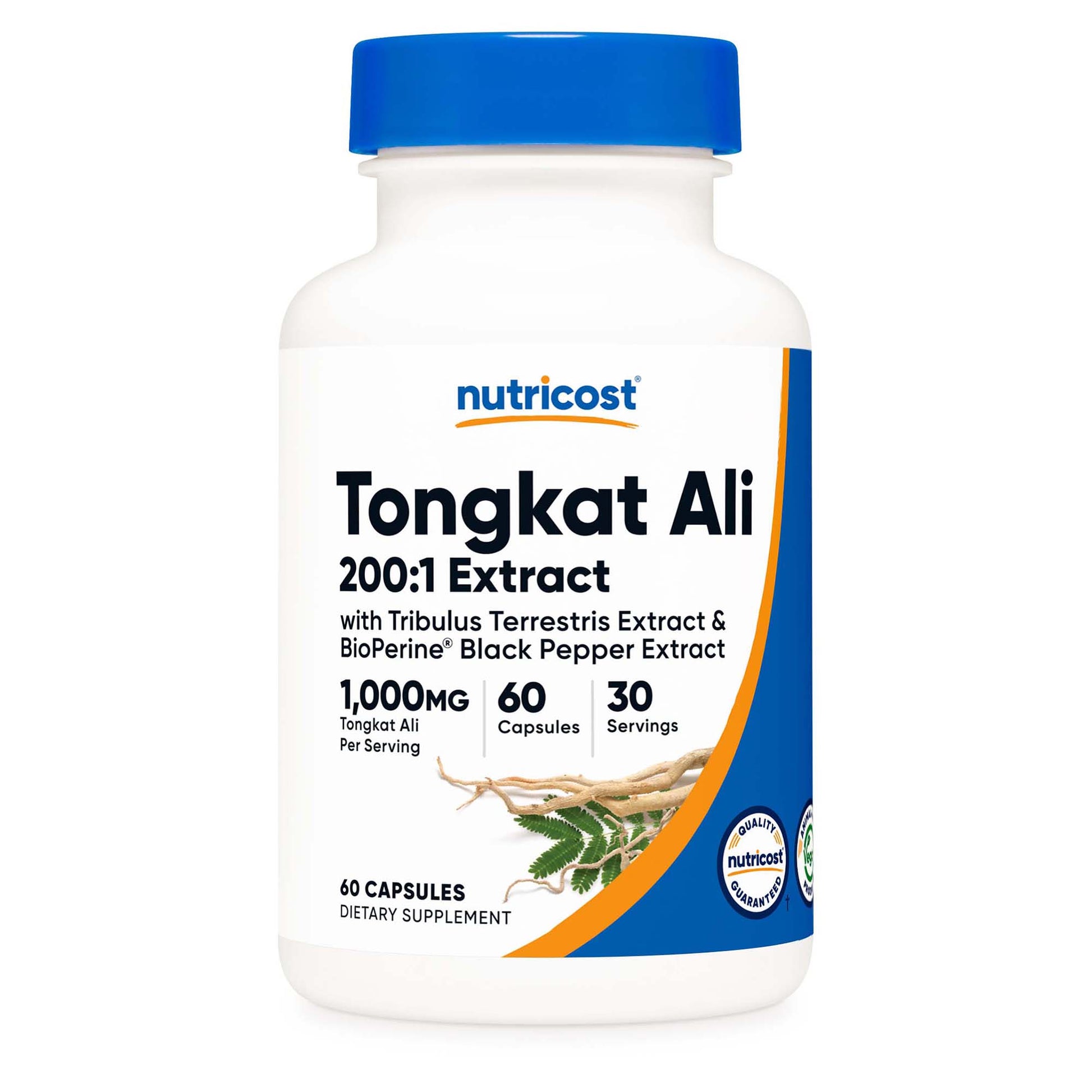 nutricost Dietary Supplement Tongkat 1,000 mg Strength Capsule
