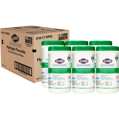 Clorox Healthcare® Hydrogen Peroxide Cleaner Disinfectant Wipes, Canister