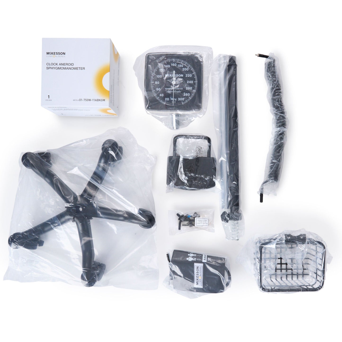 McKesson Lumeon™ Mobile Aneroid Sphygmomanometer Unit, Medium Cuff