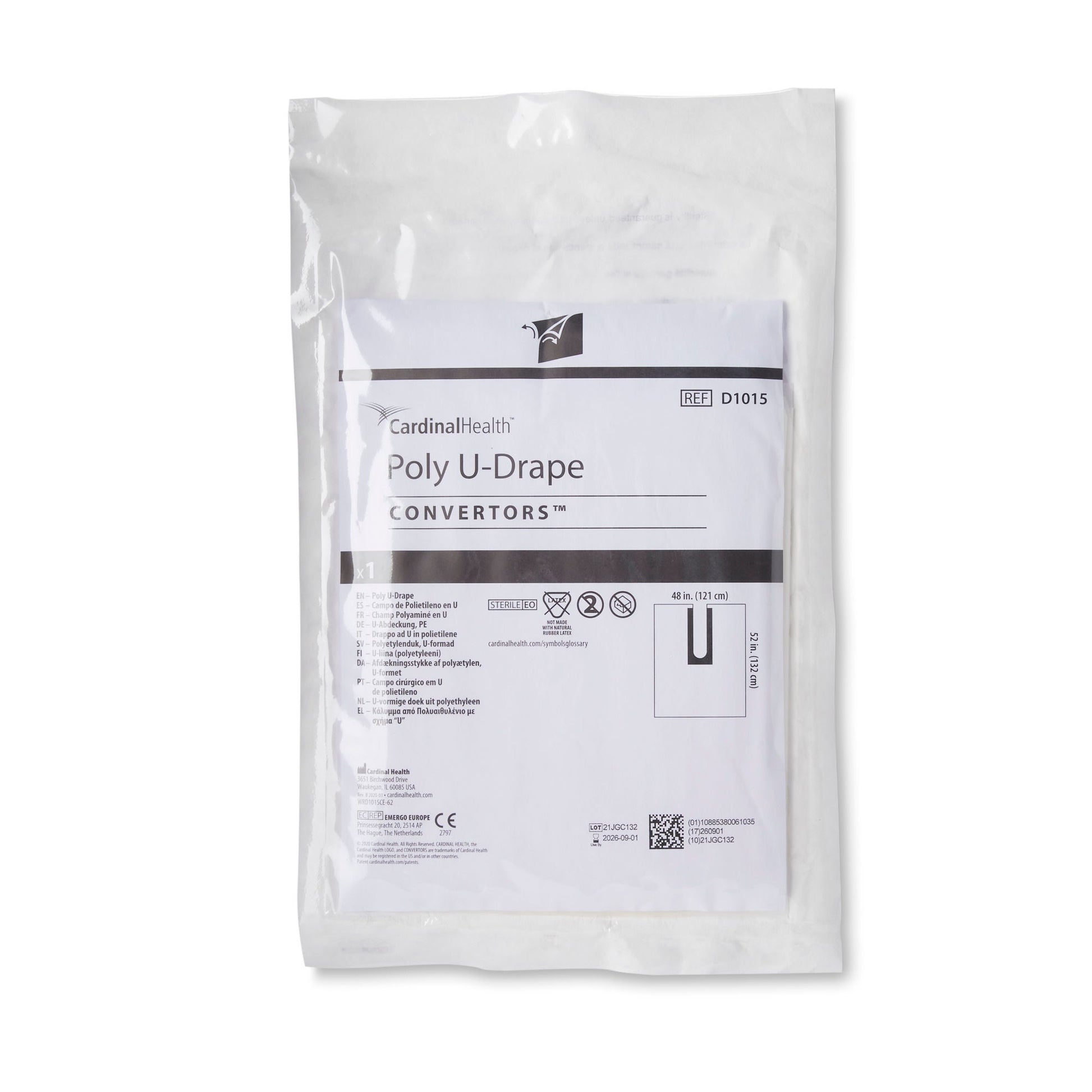 Orthopedic Drape Poly U-drape 48 W X Inch