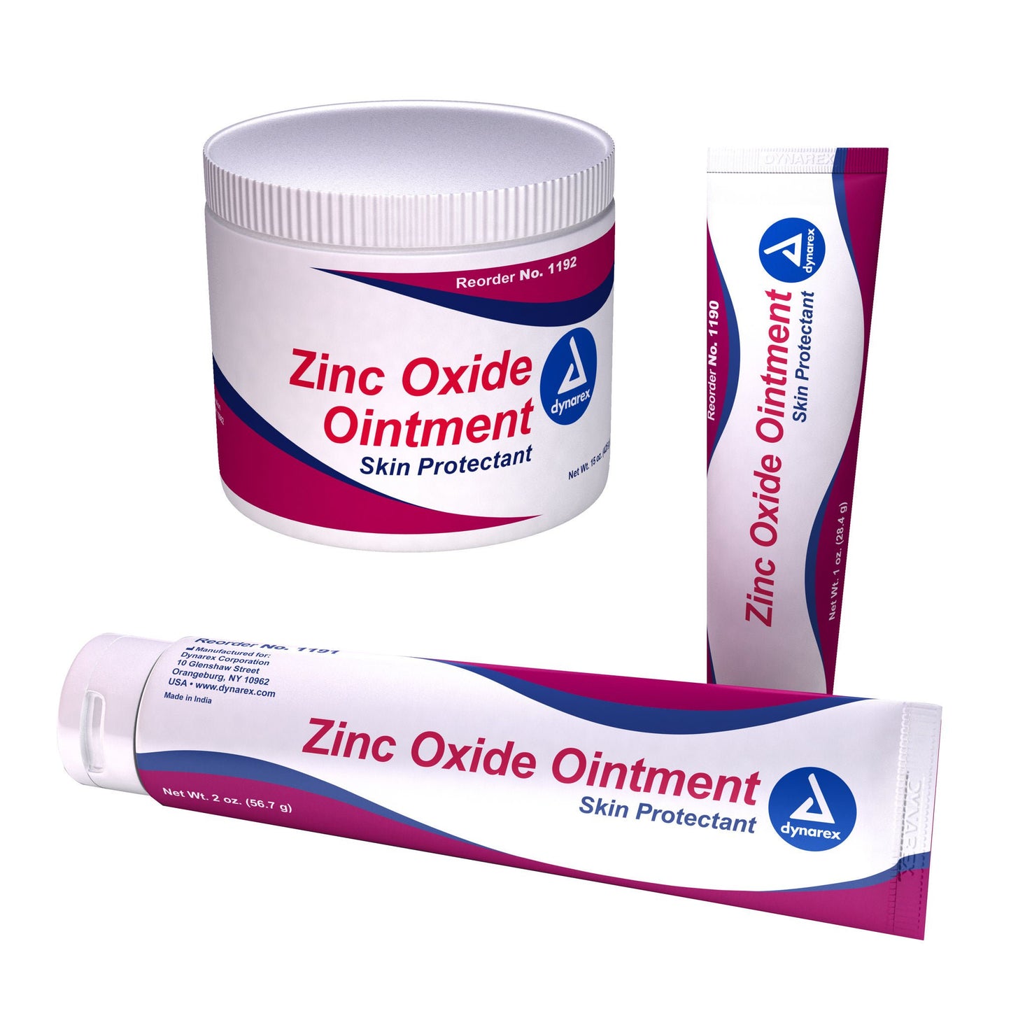 Dynarex Zinc Oxide Skin Protectant, Tube