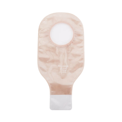 New Image™ Transparent Colostomy Pouch, Pre-cut to Fit Stomas, Blue Match