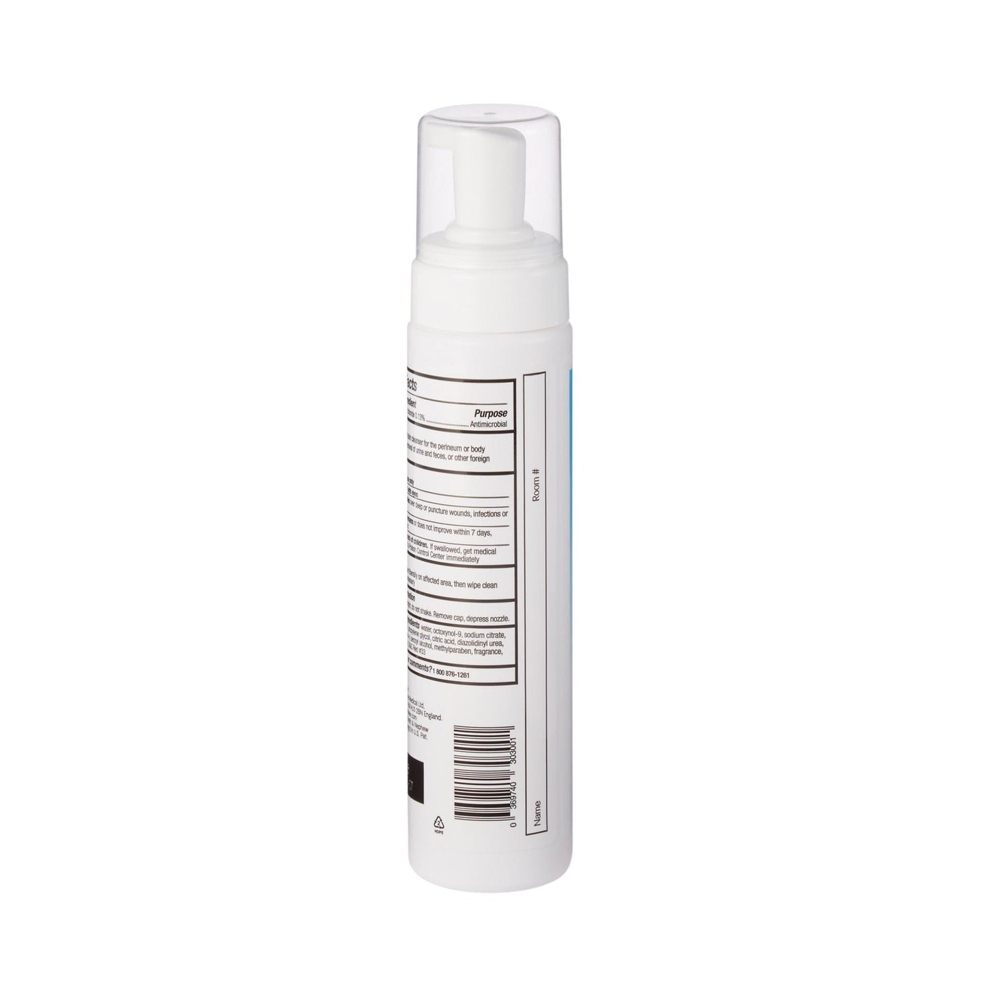 Secura Rinse-Free Foaming Body Wash, Antimicrobial, Scented, Pump Bottle
