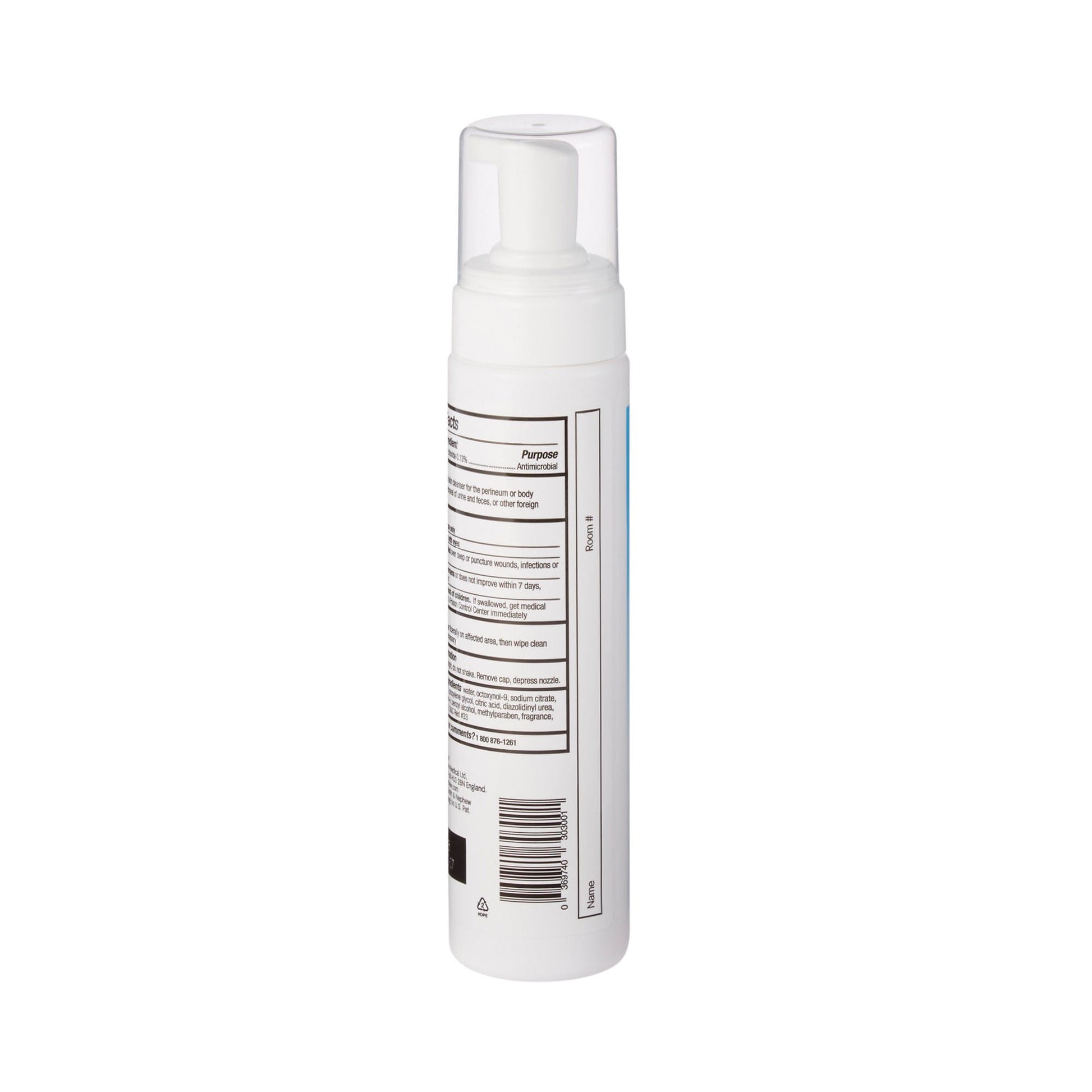 Secura Rinse-Free Foaming Body Wash, Antimicrobial, Scented, Pump Bottle