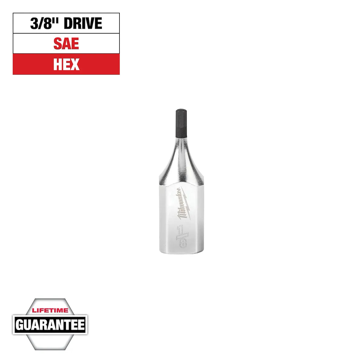 Milwaukee 3/8" Drive 1/8" Hex Bit Socket 45-34-1040 | 3/8 in Drive
