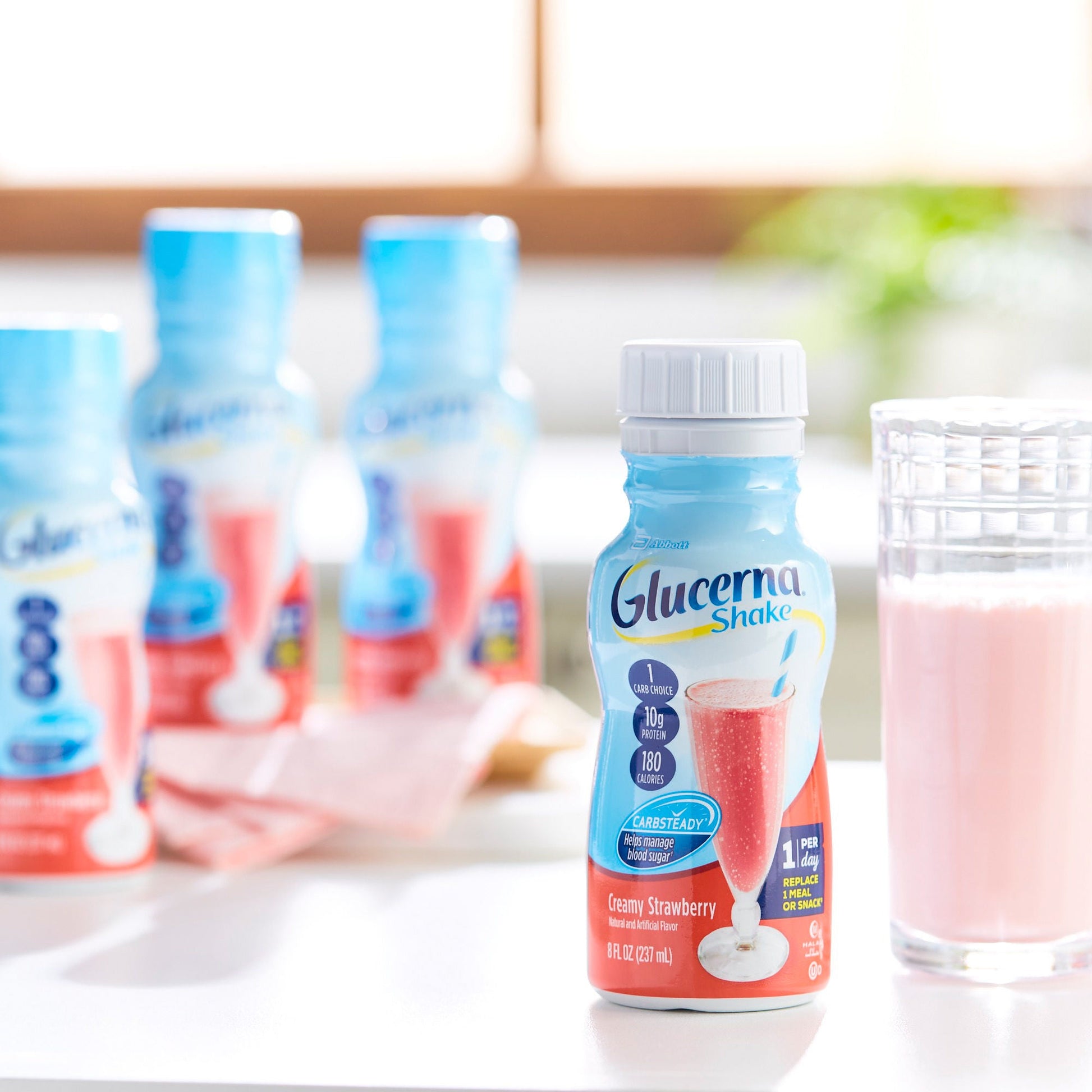 Glucerna® Original Shake, Strawberry Flavor, bottle