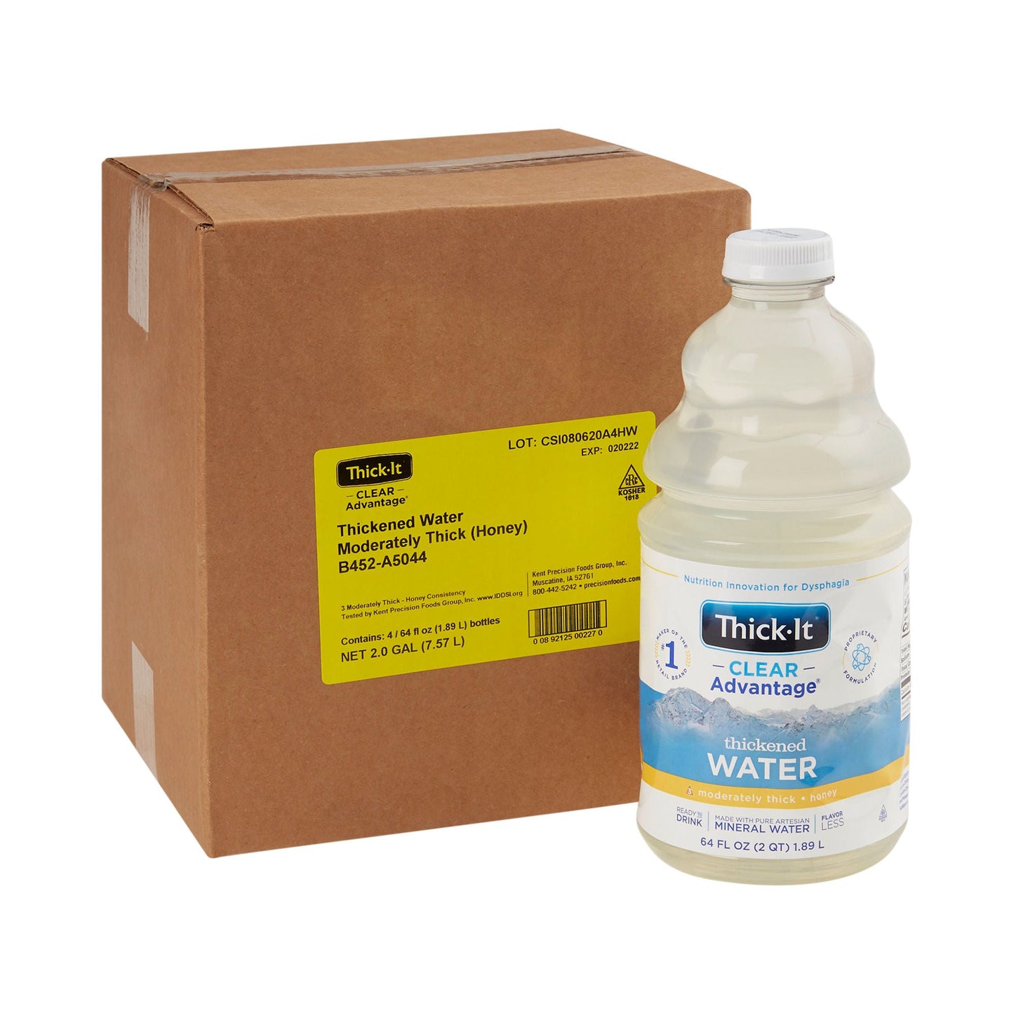 Thick-It® Clear Advantage® Honey Consistency Thickened Water, Bottle