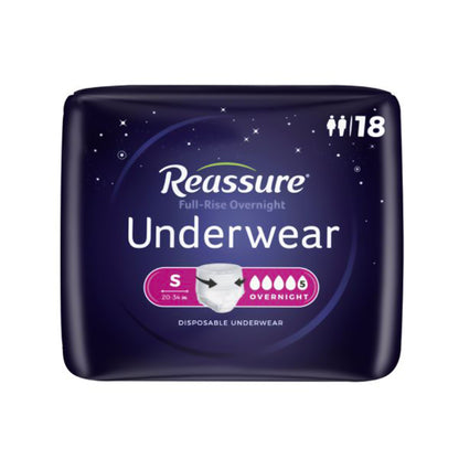 Reassure® Full-Rise Overnight Absorbent Underwear, Heavy Absorbency
