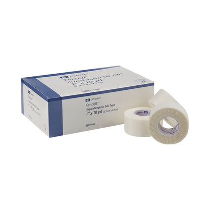 Kendall™ Hypoallergenic Silk-Like Cloth Medical Tape, White