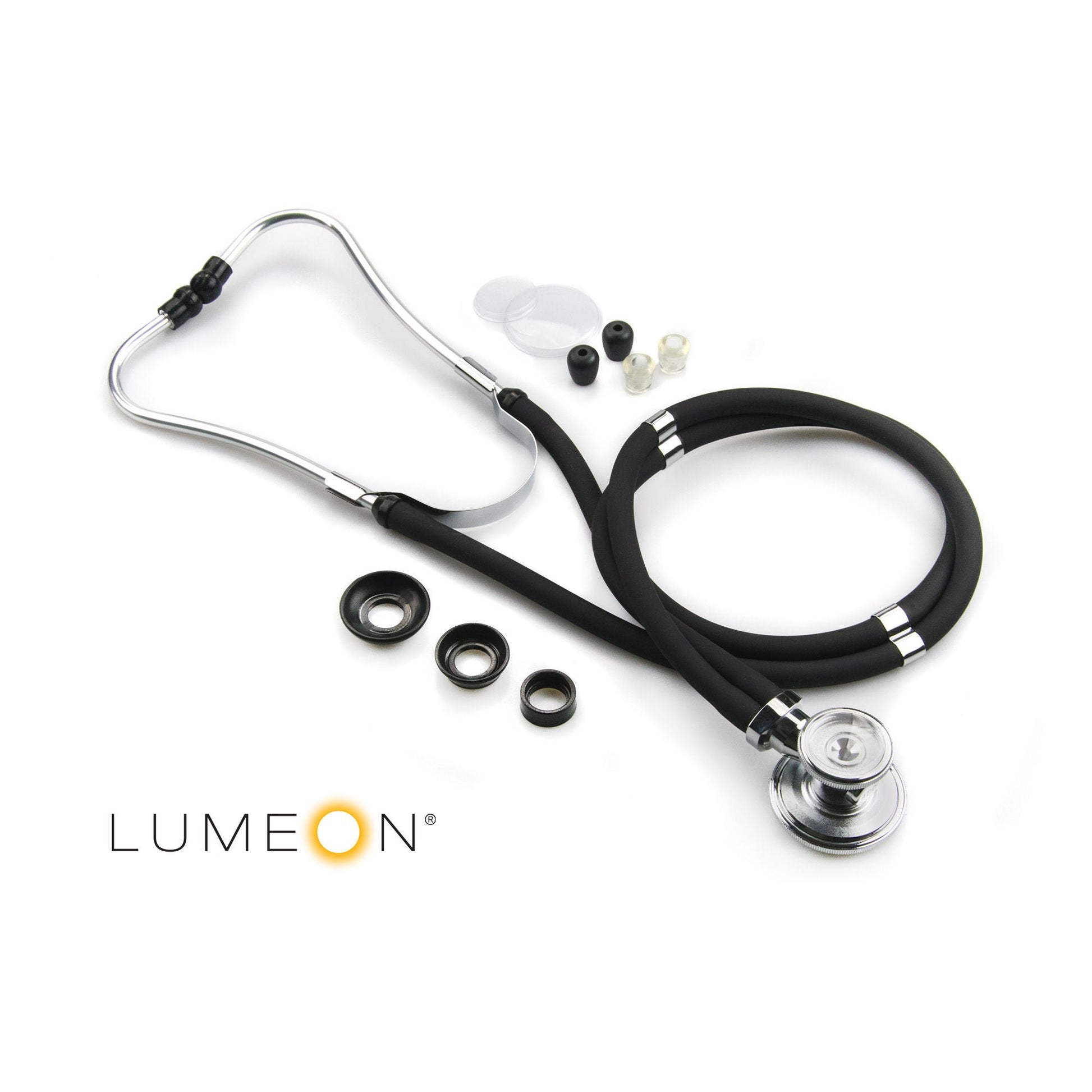 McKesson Lumeon Sprague Rappaport Stethoscope Double Lumen Black 641BKGM
