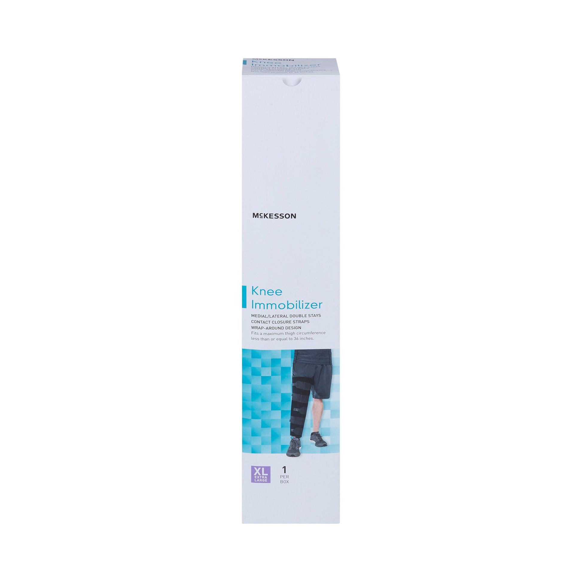 McKesson Knee Immobilizer, 22-Inch Length, Extra Large