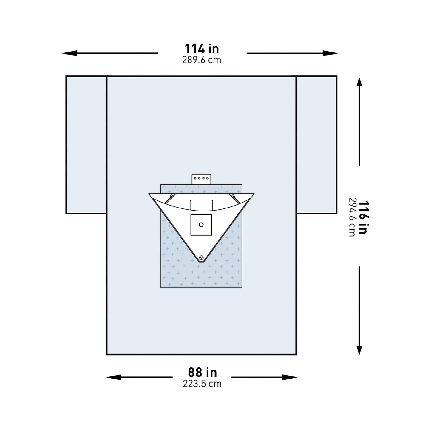 McKesson Sterile Heavy-Duty Knee Arthroscopy Drape