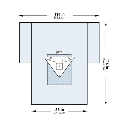 McKesson Sterile Heavy-Duty Knee Arthroscopy Drape