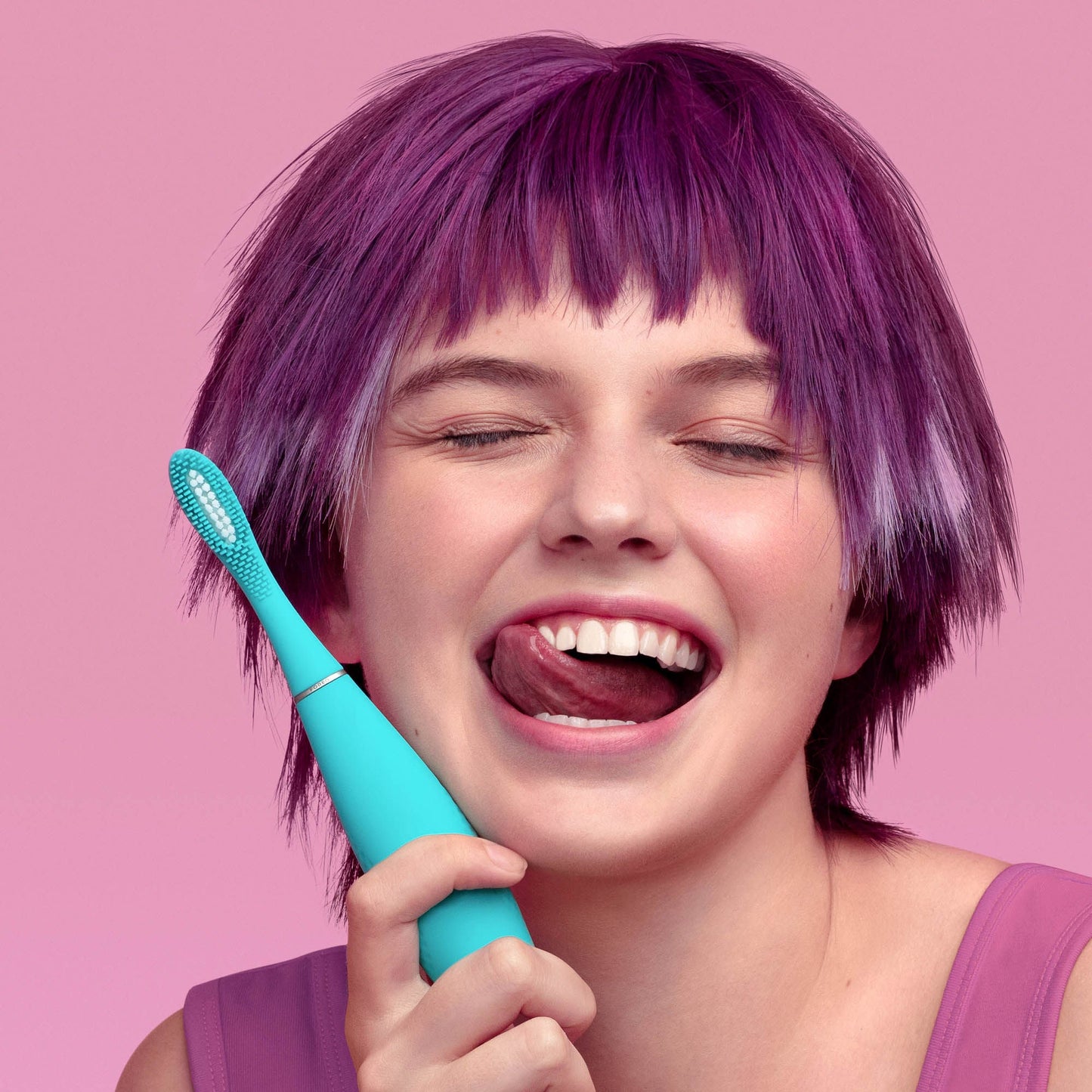ISSA™ mini 3 Silicone Sonic Toothbrush, Summer Sky