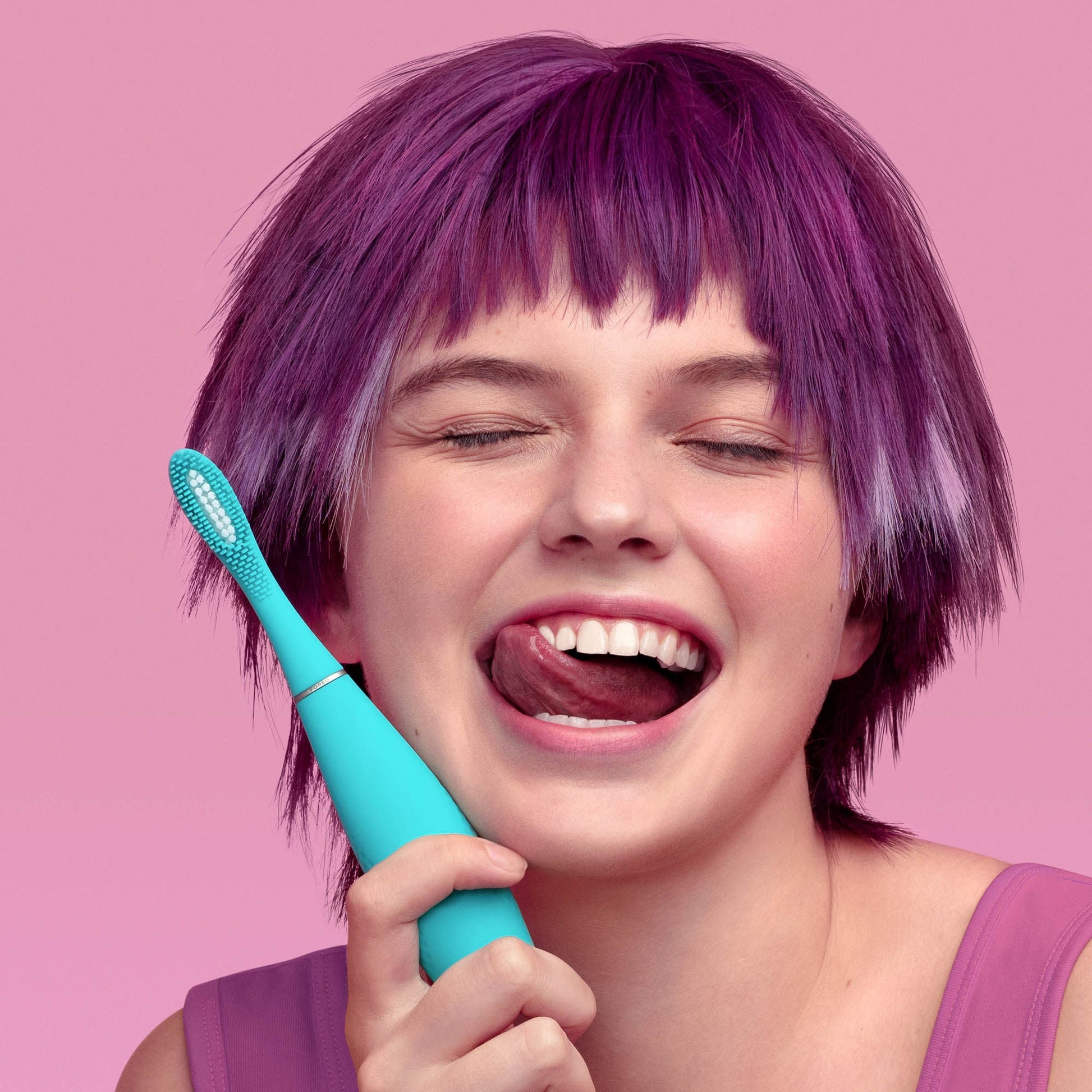 ISSA™ mini 3 Silicone Sonic Toothbrush, Summer Sky
