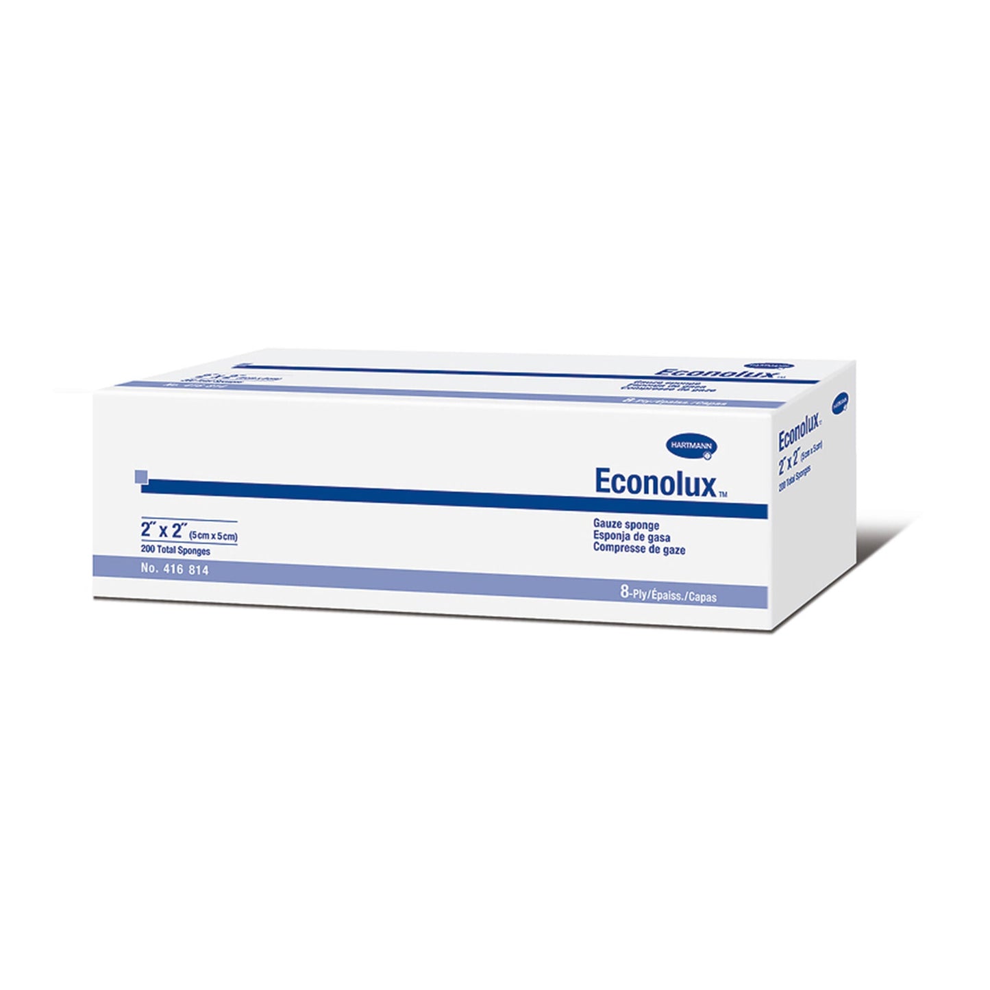 Econolux® Gauze Sponge, Eight-Ply