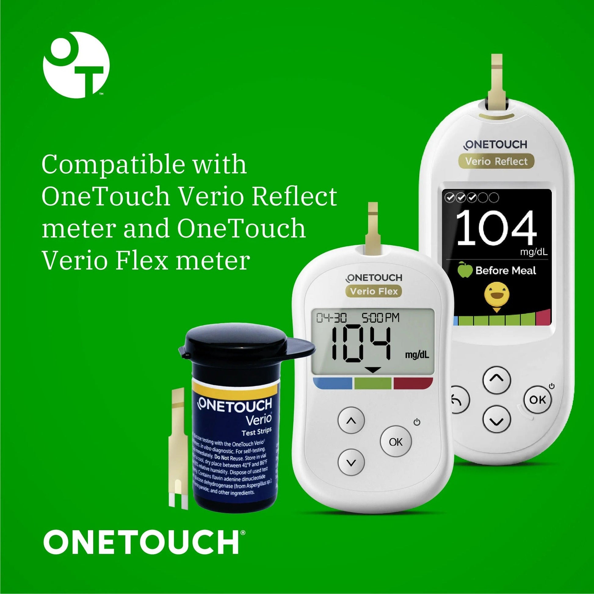 OneTouch Verio® Blood Glucose Test Strips