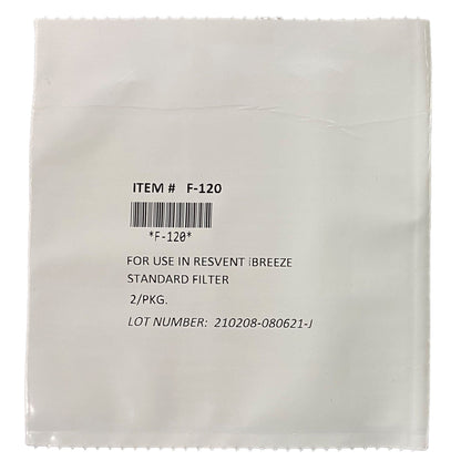 CPAP Filter Ultrafine Disposable White No Tab
