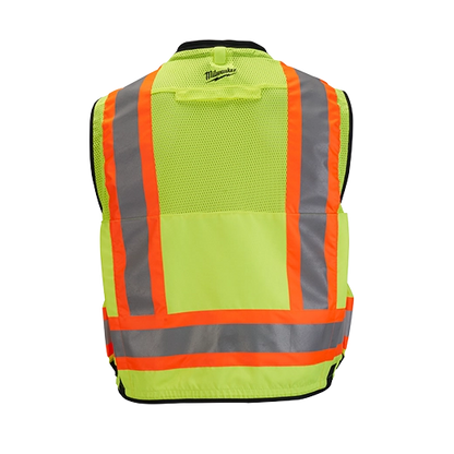 Milwaukee Class 2 Surveyor's High Visibility Yellow Safety Vest - L/XL 48-73-5162