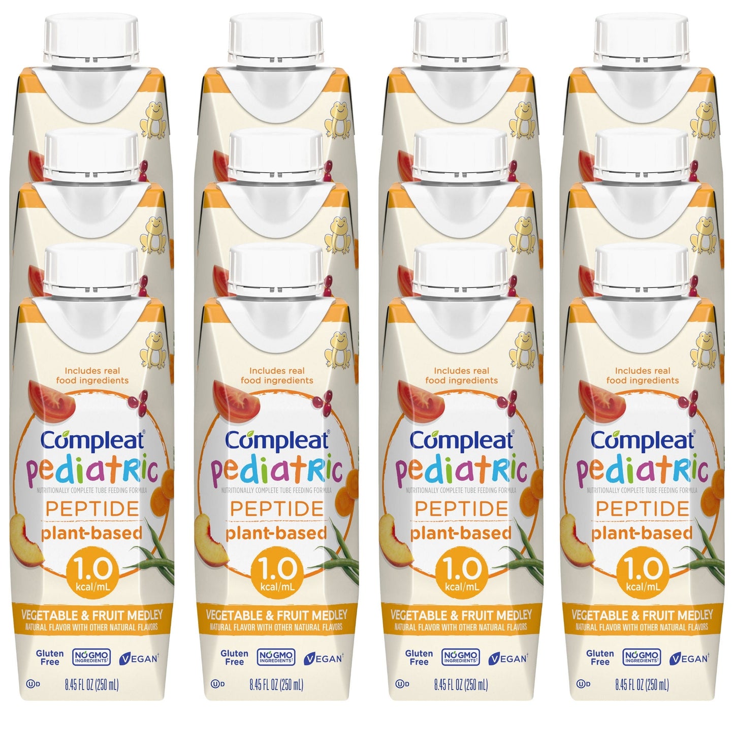 Compleat® Pediatric Peptide Plant-Based Tube Feed Formula, carton
