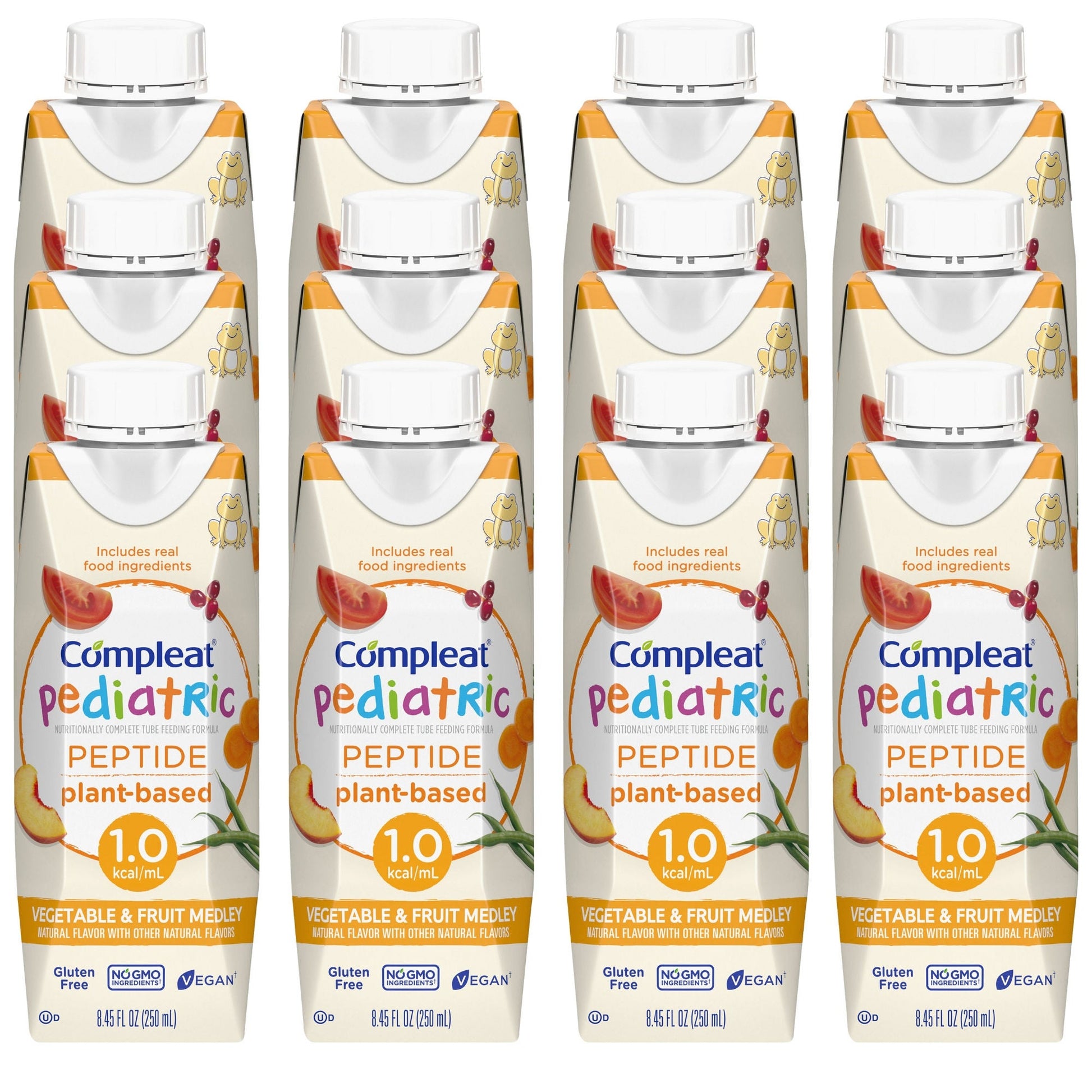 Compleat® Pediatric Peptide Plant-Based Tube Feed Formula, carton