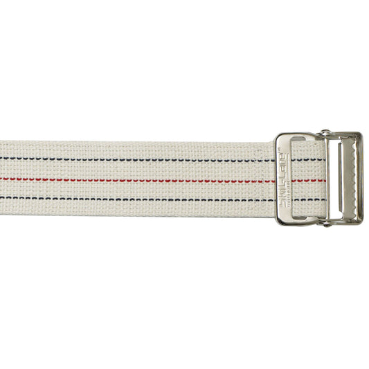 SkiL-Care™ Pinstripe Gait Belt with Metal Buckle, 60 Inch