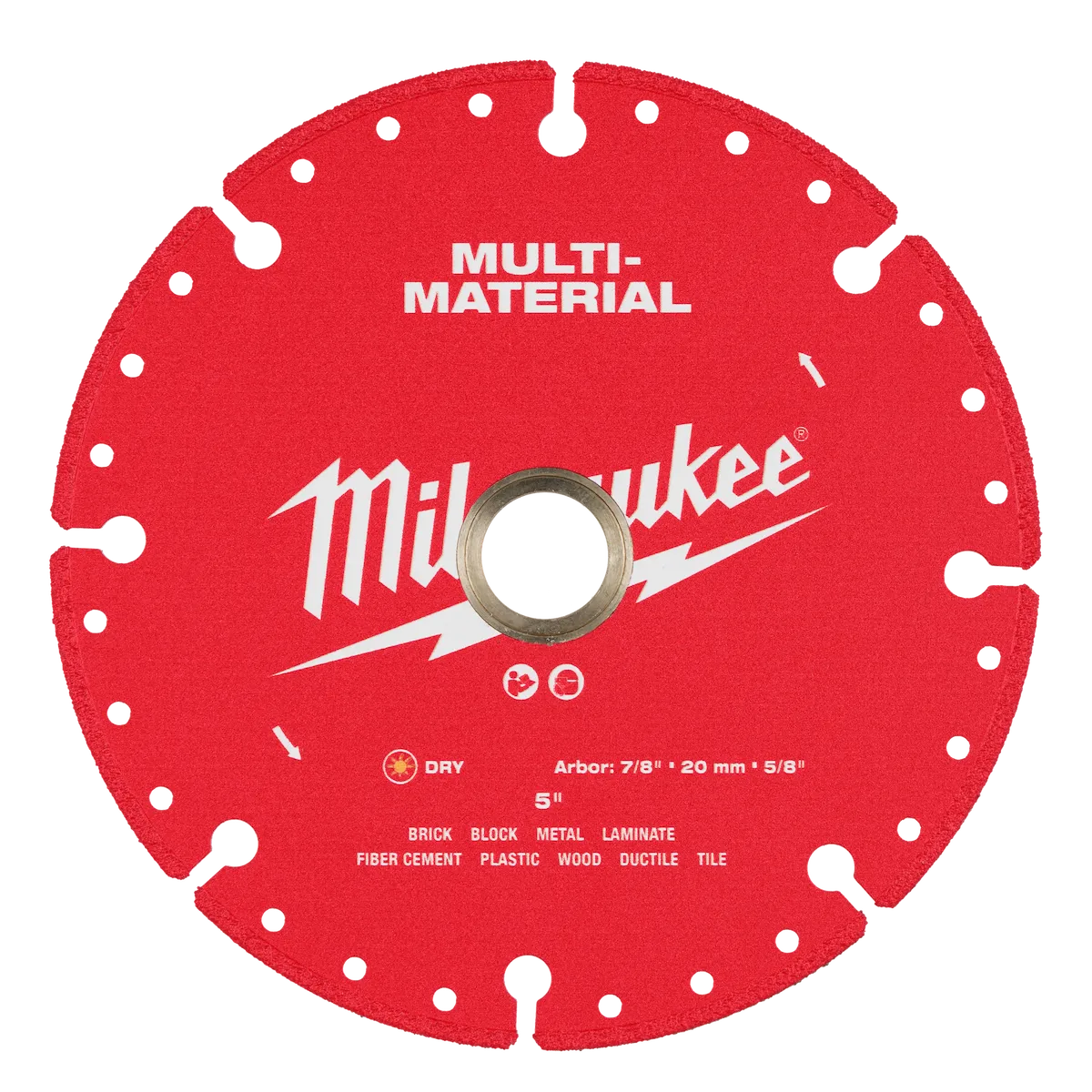 Milwaukee 5" Multi-Material Diamond Blade 49-93-9605 | Diamond Coated