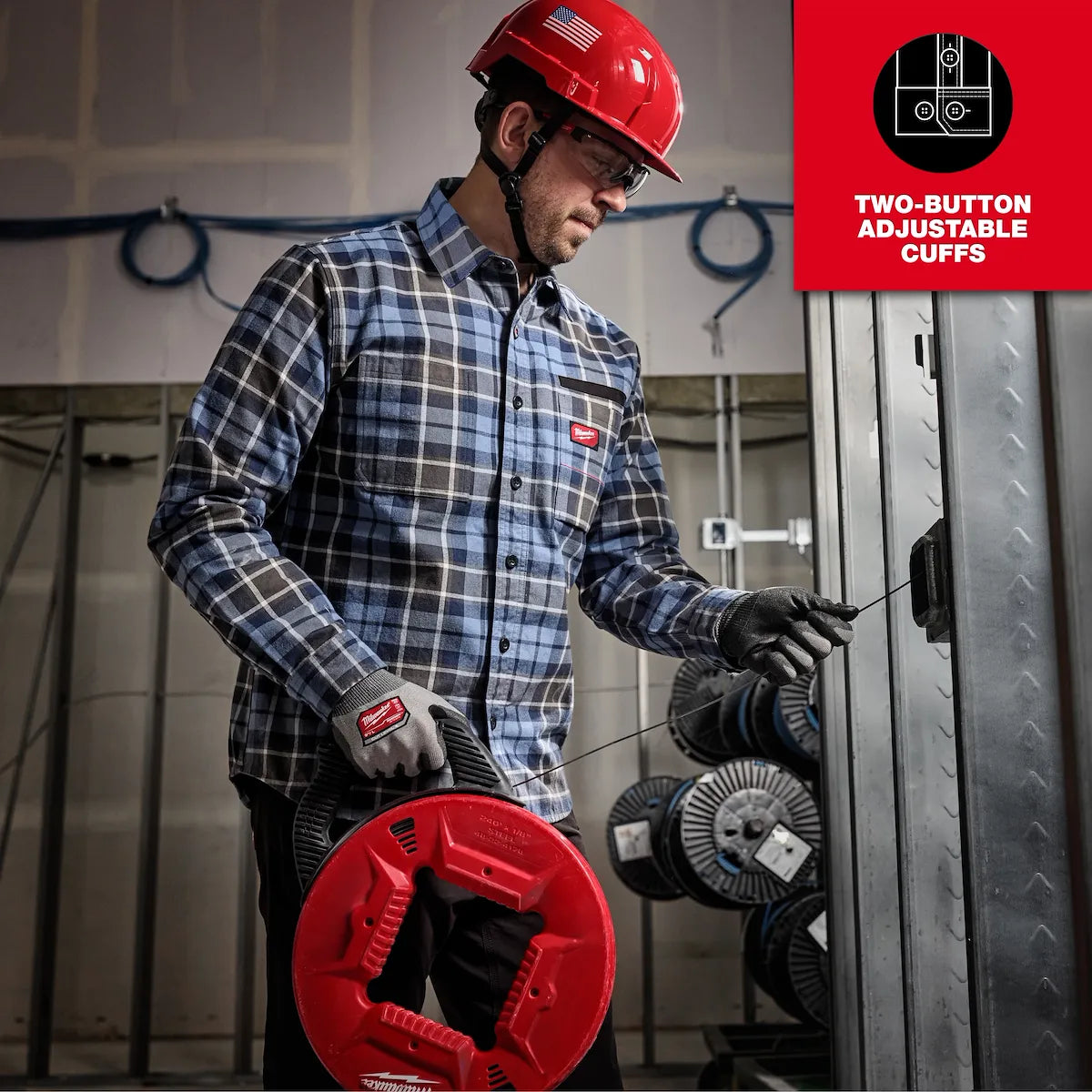 Milwaukee GRIDIRON Flannel Shirt M551