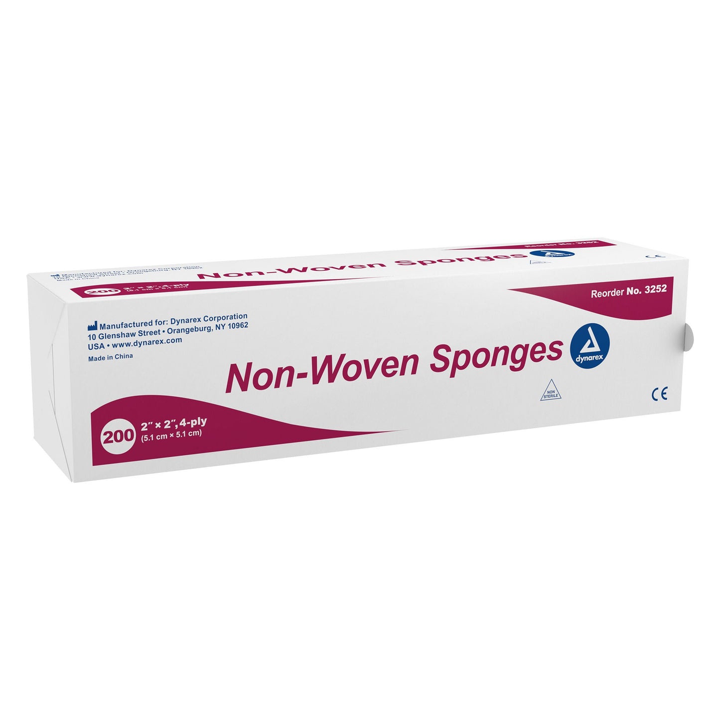 dynarex® Nonwoven Sponge, 4-Ply