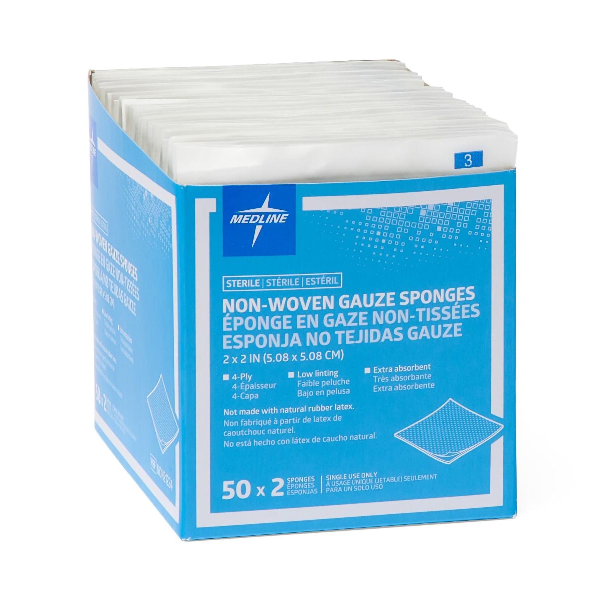 Avant Gauze® Sterile Nonwoven Sponge, 4-Ply