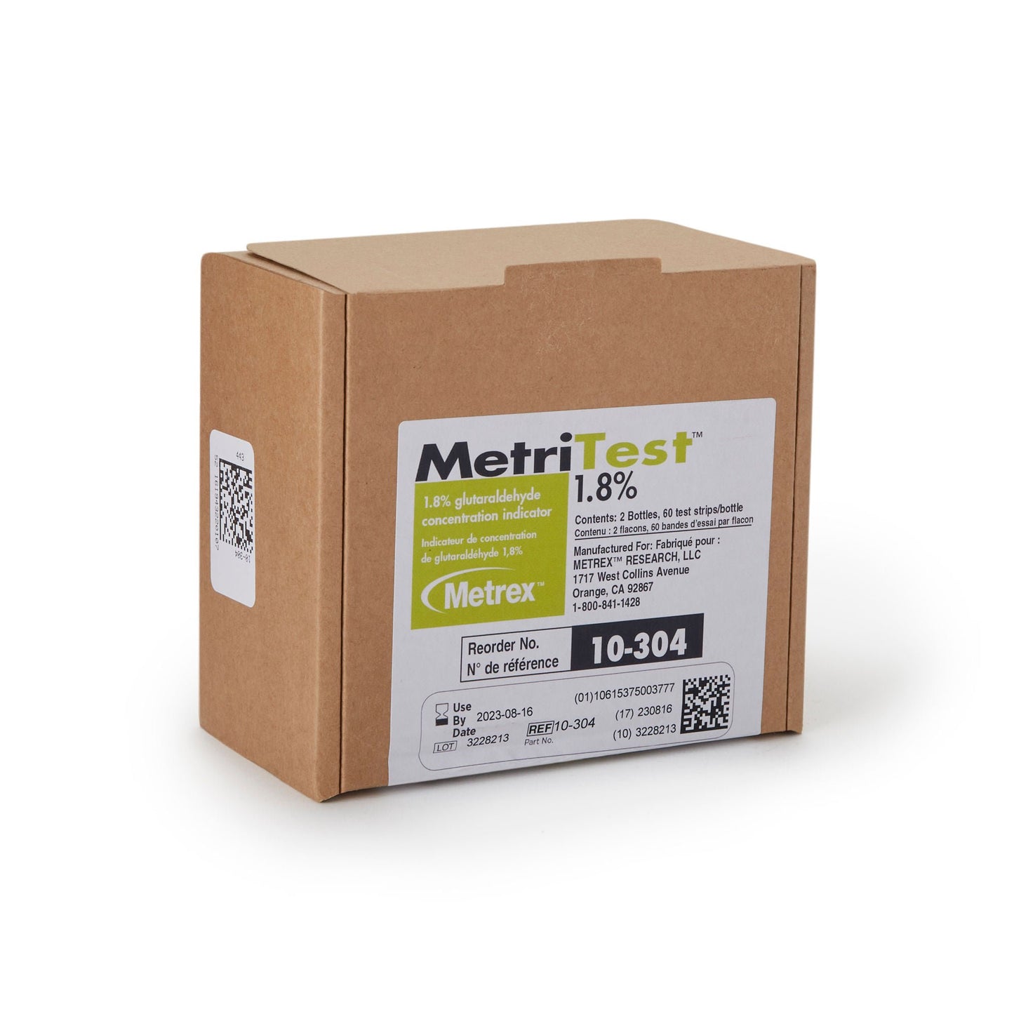 MetriTest™ 1.8% Glutaraldehyde Concentration Indicator – Bottle of 60 - view 2