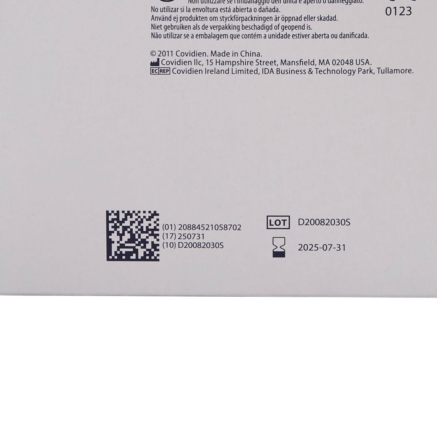 Curity™ Sterile USP Type VII Gauze Sponge, 8-Ply