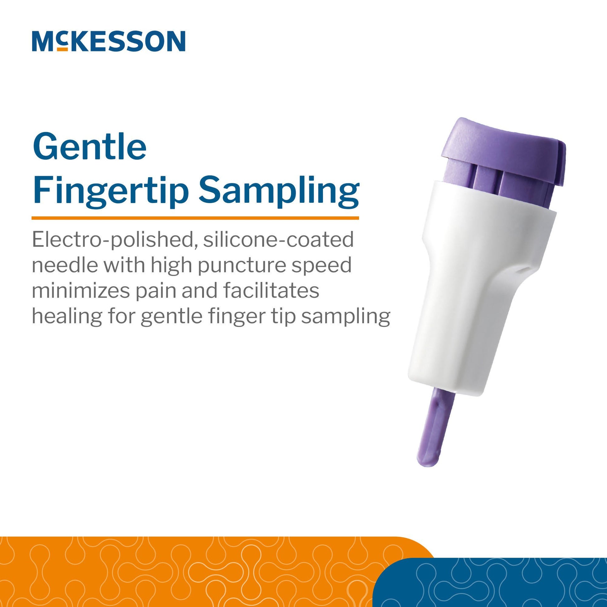 McKesson Push Button Safety Lancet